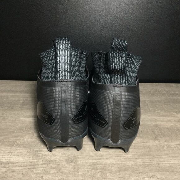 Nike Alpha Menace Elite 3 Flyknit Football Cleats CT6648-010 Black Men's Size 12 - Picture 5 of 7